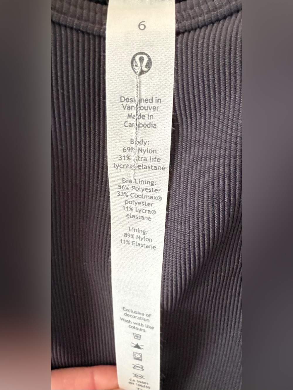 NWT- Lululemon Ribbed Contour Unitard - Picture 10 of 12